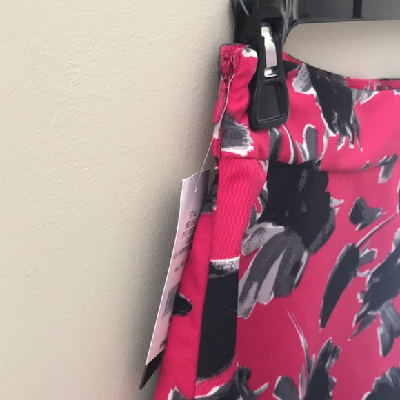 IMNYC Issac Mizrahi Floral Circle Skirt with trim - Picture 6 of 7